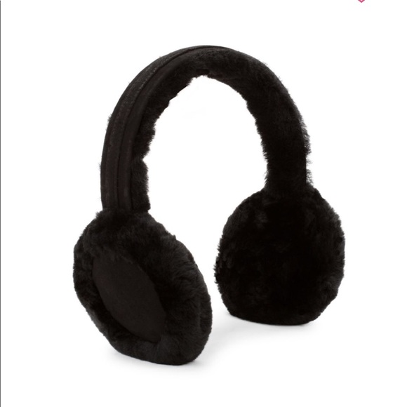 •UGG Australia•Classic Leather Shearling Earmuffs• - Picture 2 of 6